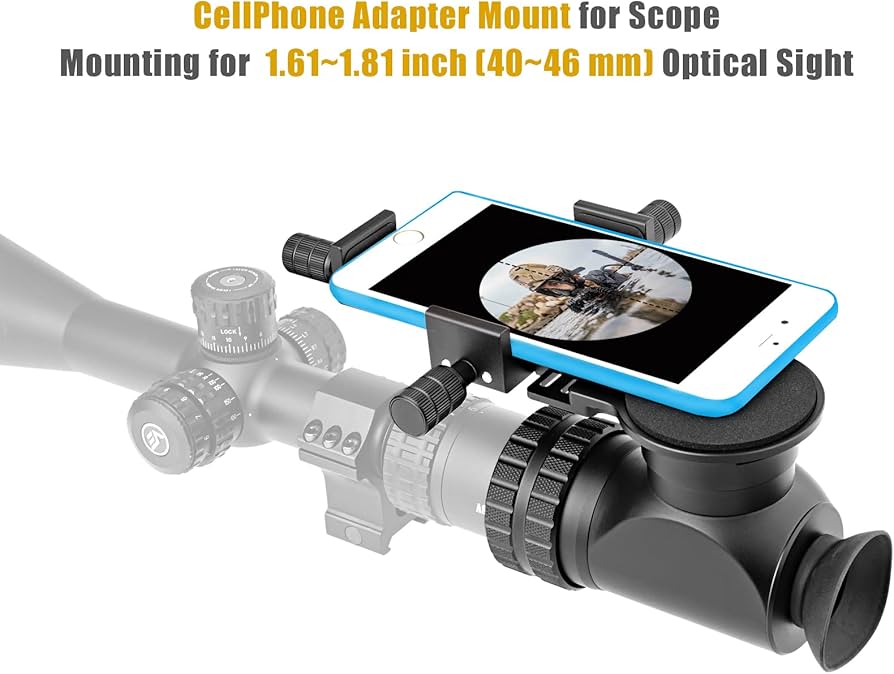 Amazon.com: SKYJFFJ Scope Side Phone Adapter Bracket - to Be Used